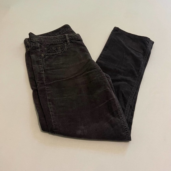 J. Crew Vintage Matchstick skinny leg corduroy dark gray 28S - Picture 1 of 12
